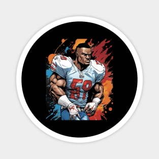Sack American Football Magnet